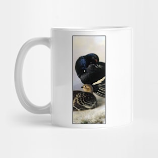 Lyrurus tetrix in snow by Ferdinand von Wright Mug